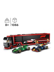 Lego City F1 Truck with RB20 And AMR24 F1 Cars 60445 - Bild 4 von 8