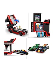 Lego City F1 Truck with RB20 And AMR24 F1 Cars 60445 - Bild 5 von 8