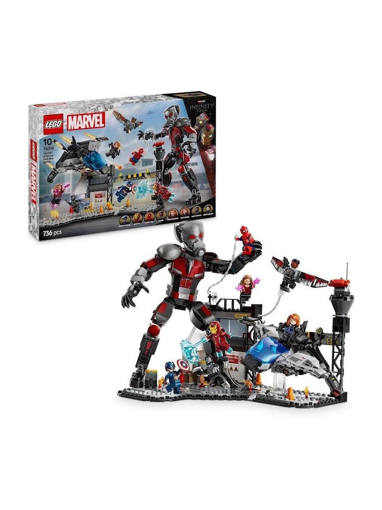 Lego Marvel Captain America Civil War Action Battle 76314 - Image 1 of 8