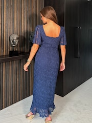 Girl In Mind Midi-Kleid „Heidi“ mit Rüschen - Bild 3 von 4