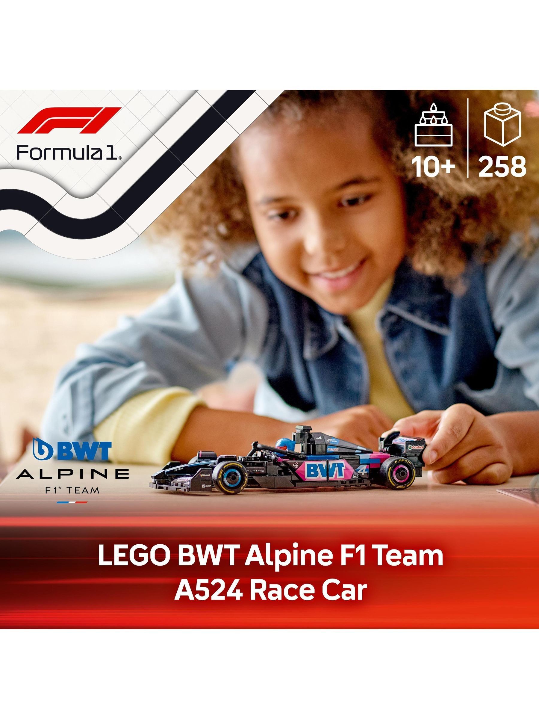 Buy LEGO Speed Champions BWT Alpine F1 Team A524 Race Car 77248
