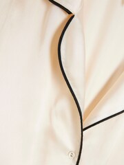 River Island Pink Satin Pyjamas Jumpsuit - Image 4 of 4