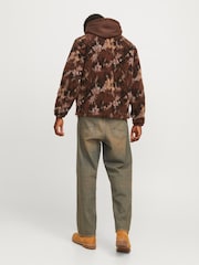 JACK & JONES Printed Teddy Fleece Jacket - Изображение 2 из 6