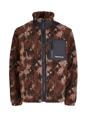 JACK & JONES Printed Teddy Fleece Jacket - Изображение 4 из 6