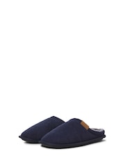 JACK & JONES Blue Corduroy Mule Slippers - Image 2 of 4