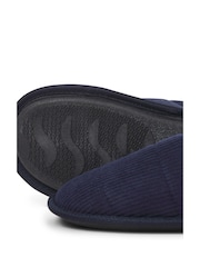 JACK & JONES Blue Corduroy Mule Slippers - Image 4 of 4