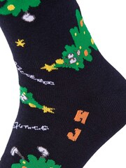 JACK & JONES Black Christmas Socks And Boxers Gift Set - Image 5 of 6