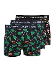 حزمة من 3 بوكسر بتصميم عيد الميلاد من Jack & Jones - صورة 6 من 8