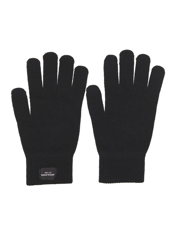 JACK & JONES Black Hat And Gloves Gift Set - Image 2 of 9 JACK & JONES Black Hat And Gloves Gift Set - Image 2 of 9