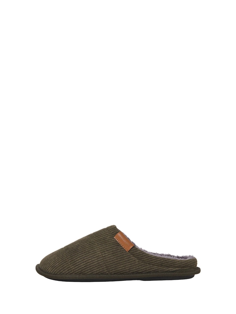 Vihreä - Jack & Jones vakosametti Mule -tossut - Kuva 1 / 4