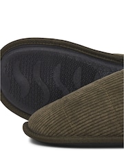 Vihreä - Jack & Jones vakosametti Mule -tossut - Kuva 4 / 4