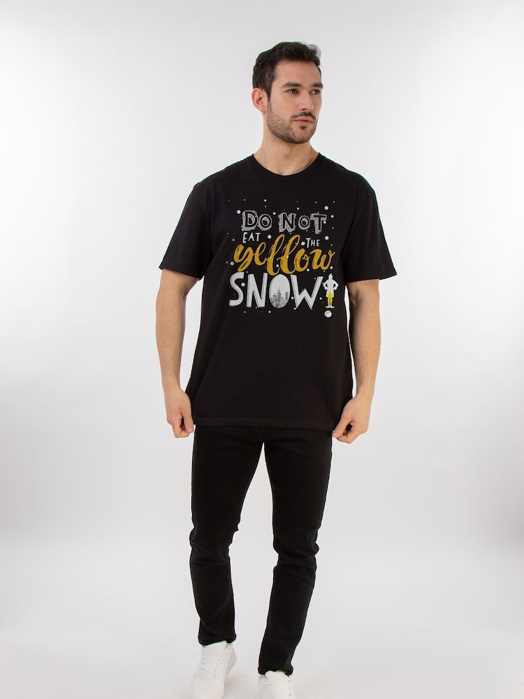 Brands In Black Men Elf Snow 100% Cotton T-Shirt - Image 2 of 4