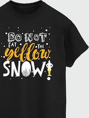 Brands In Black Men Elf Snow 100% Cotton T-Shirt - Image 4 of 4