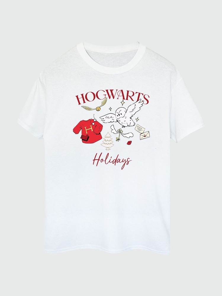 Buy Brands In White 100% Cotton Boyfriend Fit Harry Potter