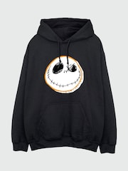 Brands In Black Women Disney The Nightmare Before Christmas Face Hoodie - Image 3 of 4