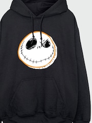 Brands In Black Women Disney The Nightmare Before Christmas Face Hoodie - Image 4 of 4