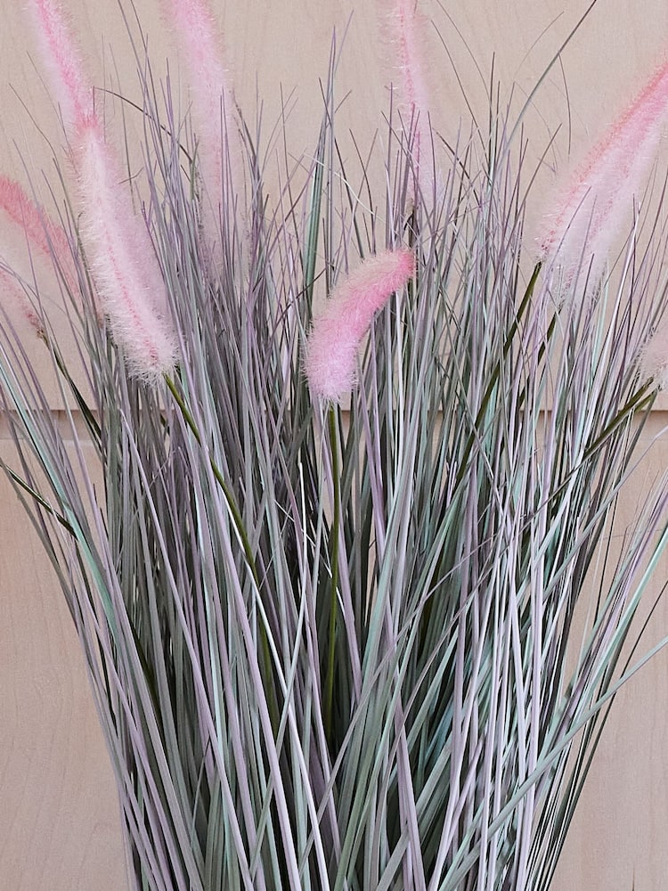 Beards & Daisies Artificial Pennisestum Grass Pink Plant - Image 2 of 3