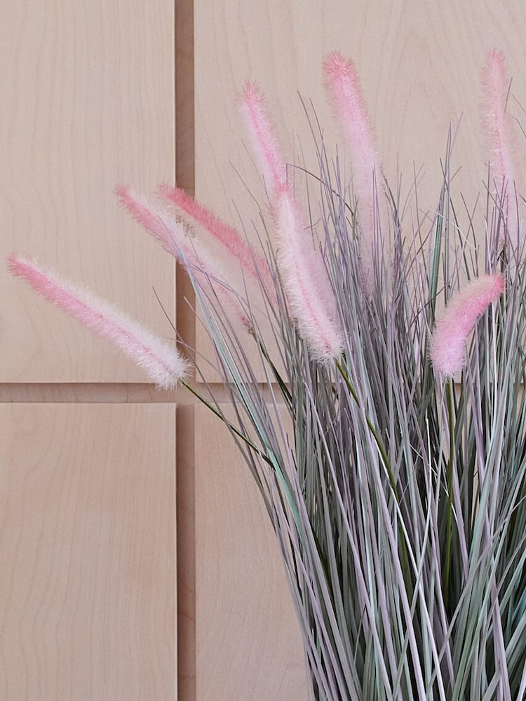 Beards & Daisies Artificial Pennisestum Grass Pink Plant - Image 3 of 3