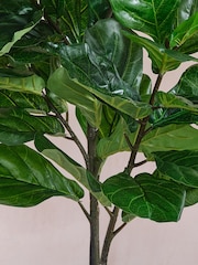 Beards & Daisies Green Artificial Fiddle Leaf Fig Tree - Image 3 of 4