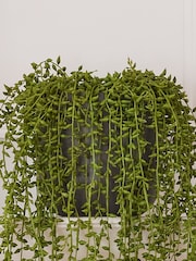 Beards & Daisies Green Artificial String Of Pearls - Image 2 of 3