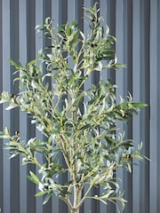 Beards & Daisies Green Artificial Olive Tree - Image 2 of 3