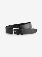 BOSS Black Black Leather Belt - Image 1 of 1