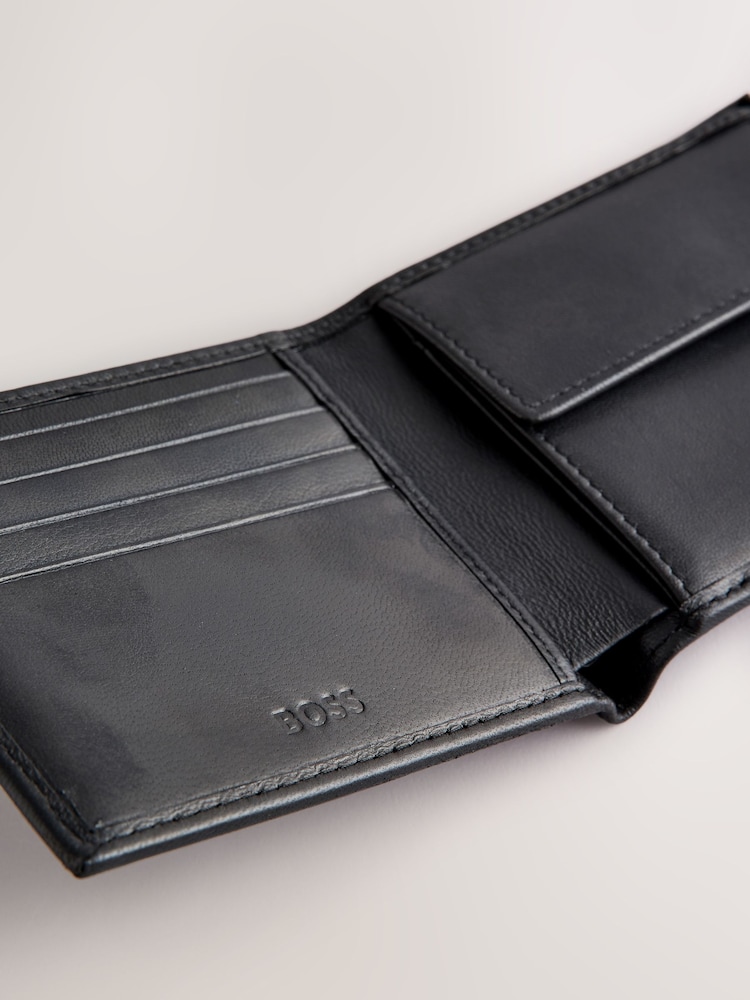 BOSS Black Bifold Coin Wallet - Image 2 of 3
