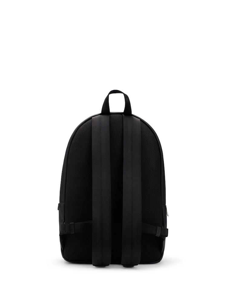 BOSS Black Grained Faux-Leather Backpack - Image 2 of 5