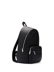 BOSS Black Grained Faux-Leather Backpack - Image 3 of 5