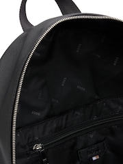 BOSS Black Grained Faux-Leather Backpack - Image 4 of 5