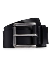 أسود رمادي - BOSS Joris Leather Belt - صورة 1 من 5