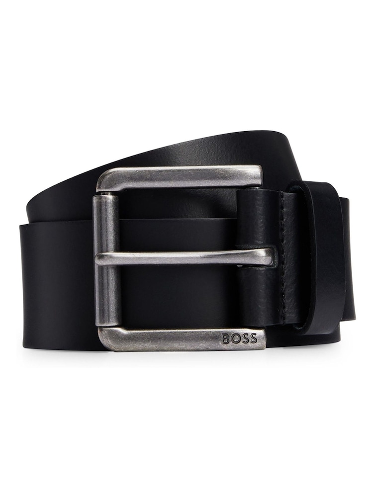 أسود رمادي - BOSS Joris Leather Belt - صورة 1 من 5