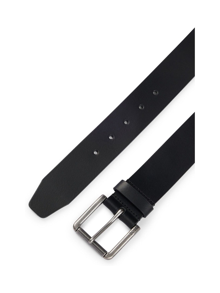 أسود رمادي - BOSS Joris Leather Belt - صورة 2 من 5