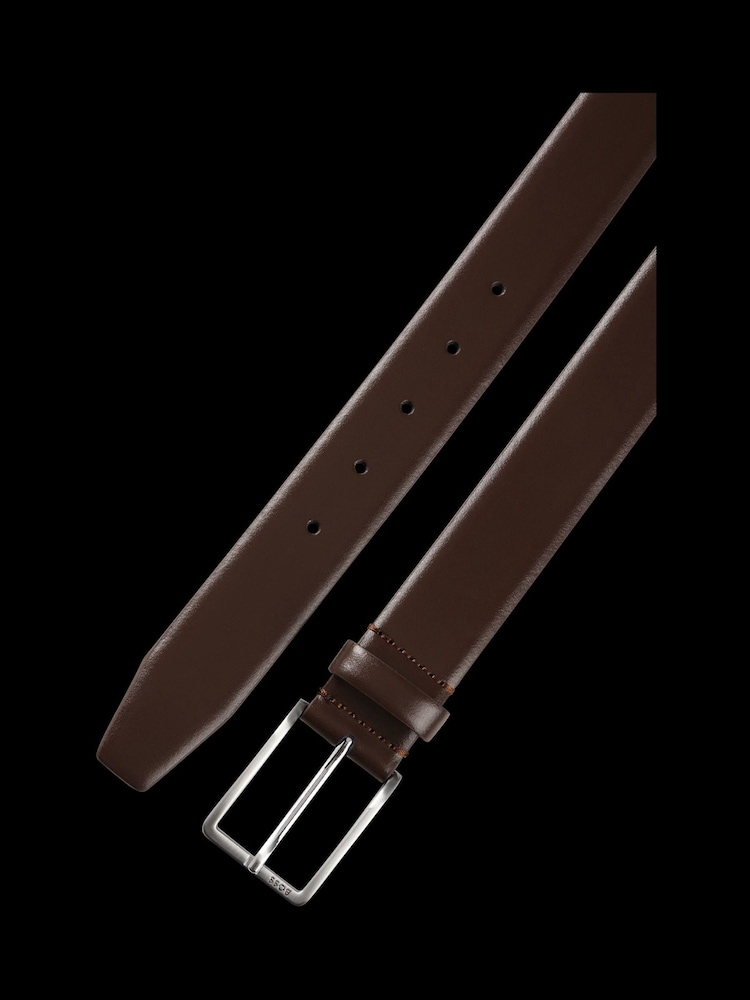 BOSS Brown Erman Leather Belt - Image 3 of 4