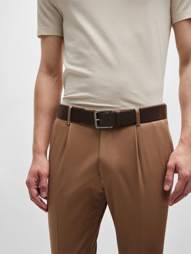 BOSS Brown Joris Leather Belt - Image 1 of 5