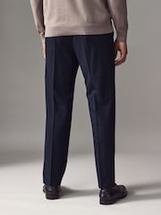 Azul - HUGO Hugo Wool Blend Stretch Trousers - Imagen 2 de 4