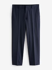 Azul - HUGO Hugo Wool Blend Stretch Trousers - Imagen 4 de 4