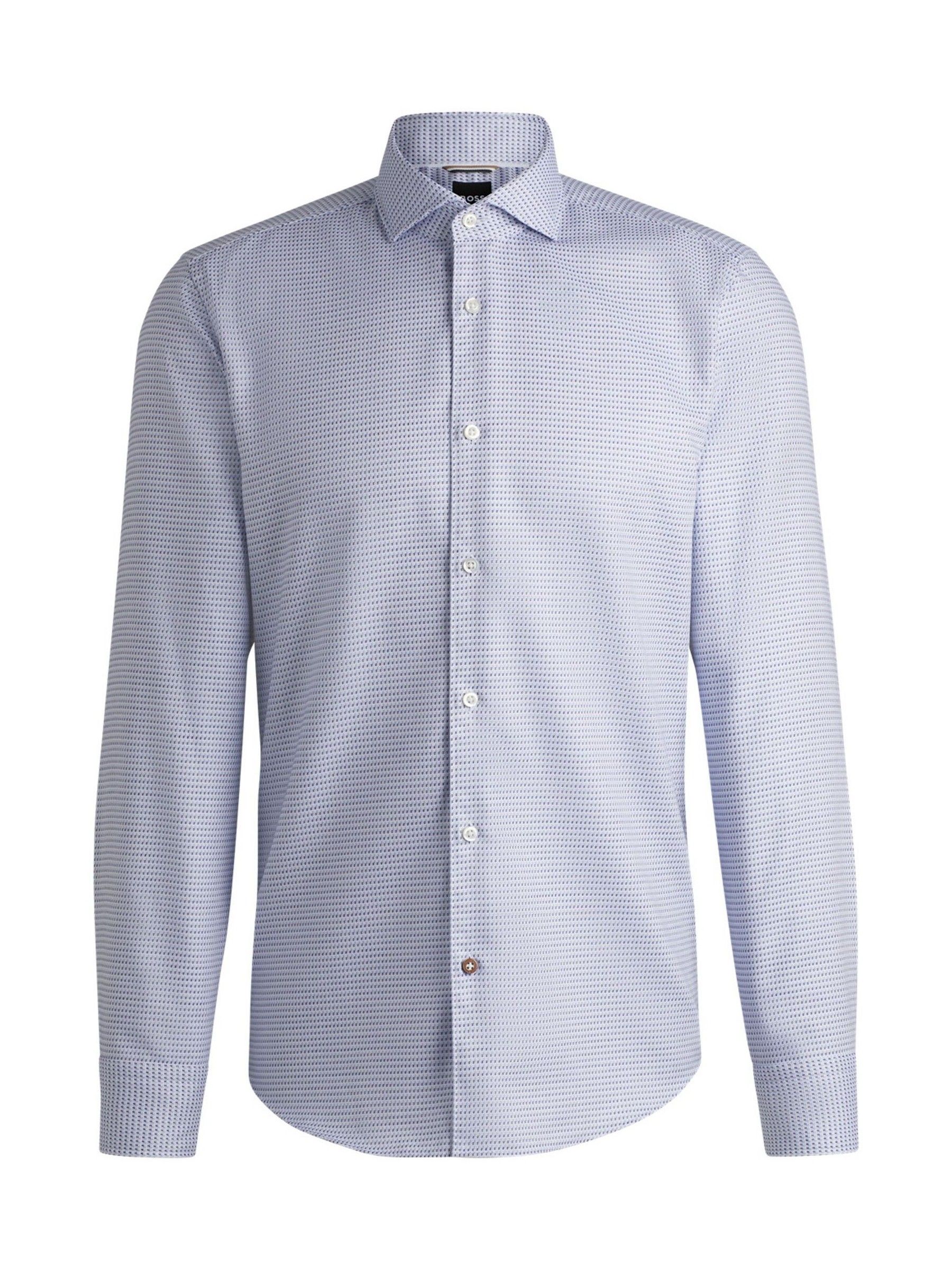 Blue Casual Long Sleeve Shirt 44046 main image 0