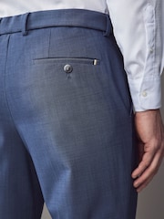 BOSS Blue Slim Fit Wool Blend Trousers - Image 4 of 7