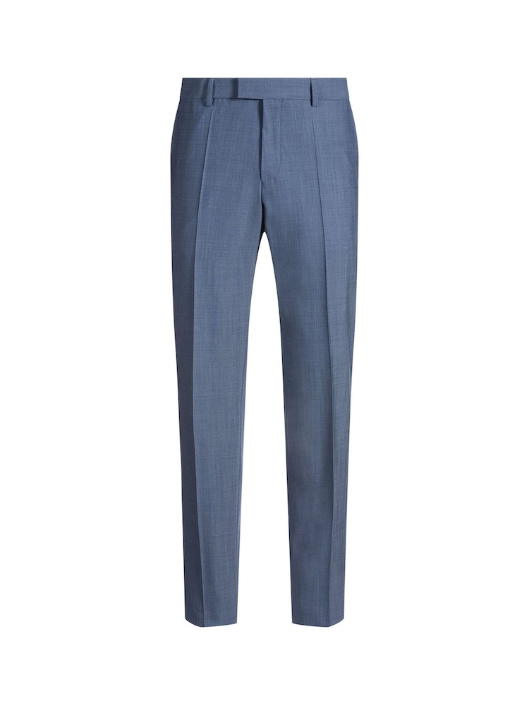 BOSS Blue Slim Fit Wool Blend Trousers - Image 5 of 7