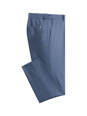 BOSS Blue Slim Fit Wool Blend Trousers - Image 6 of 7