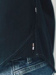 BOSS Blue Relaxed Fit Shirt In Cotton Twill - Image 4 of 5