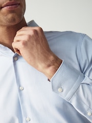 BOSS Blue Regular Fit Shirt In Structured - Image 3 of 5