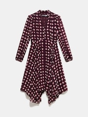 Mint Velvet Natural Spot Print Midi Dress - Image 3 of 4