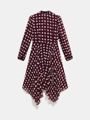 Mint Velvet Natural Spot Print Midi Dress - Image 4 of 4
