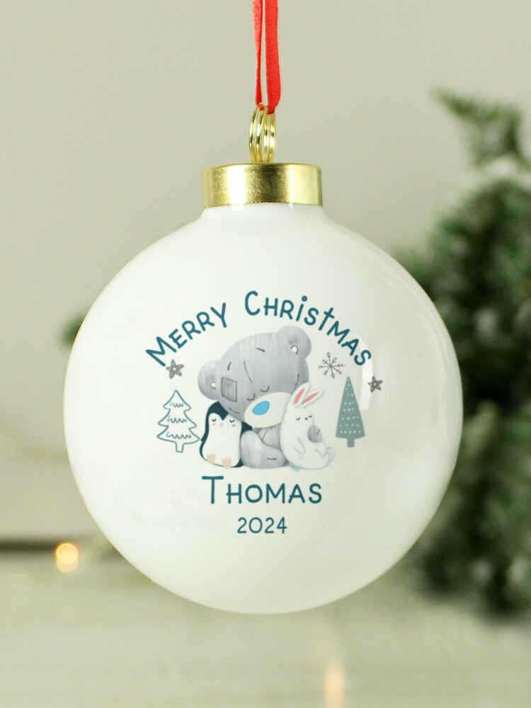 Personalised Tiny Tatty Teddy Christmas Bauble by PMC - Image 2 of 3 Personalised Tiny Tatty Teddy Christmas Bauble by PMC - Image 2 of 3