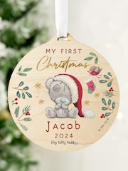 Personalised Tiny Tatty Teddy My 1st Christmas Decoration by PMC - Image 1 of 3