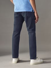 BOSS Blue Stretch Cotton Delaware Trousers - Image 2 of 5