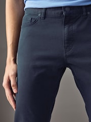 BOSS Blue Stretch Cotton Delaware Trousers - Image 3 of 5