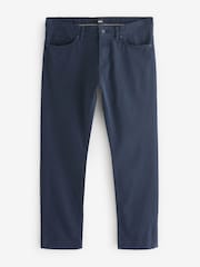 BOSS Blue Stretch Cotton Delaware Trousers - Image 5 of 5